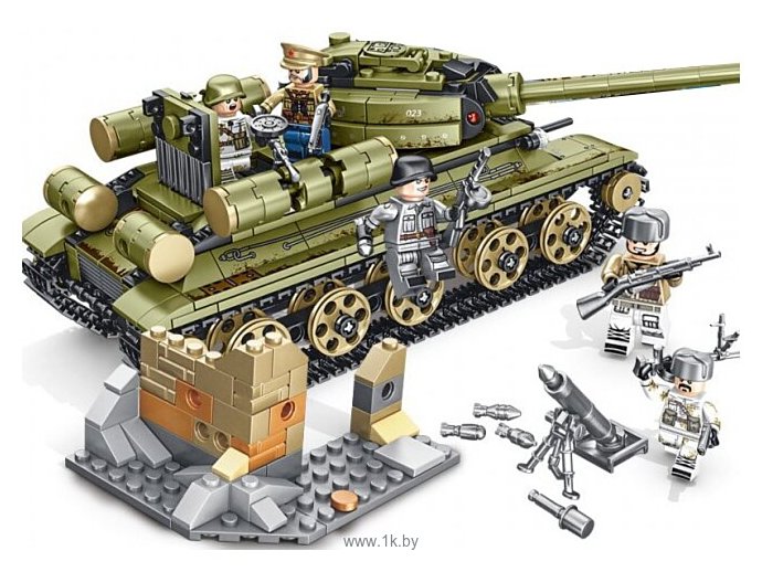 Фотографии Sembo Empires of Steel 101038 Советский танк T-34