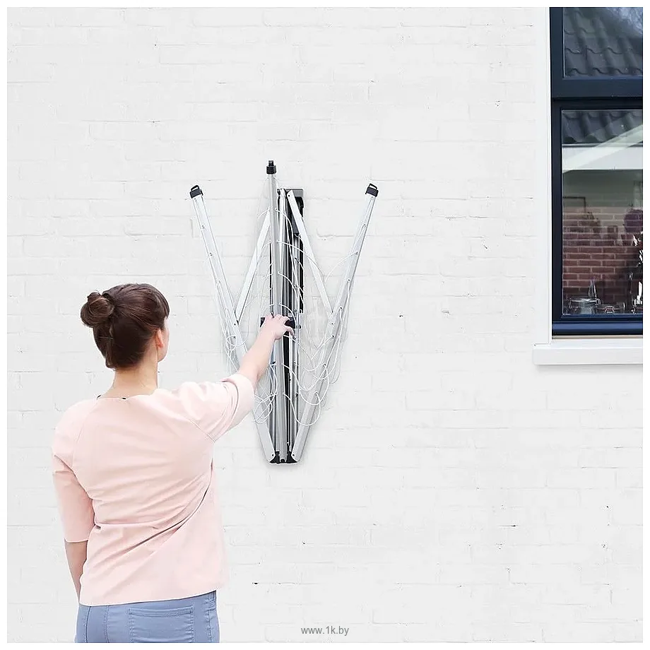 Фотографии Brabantia WallFix с чехлом 375842 (серый металлик)