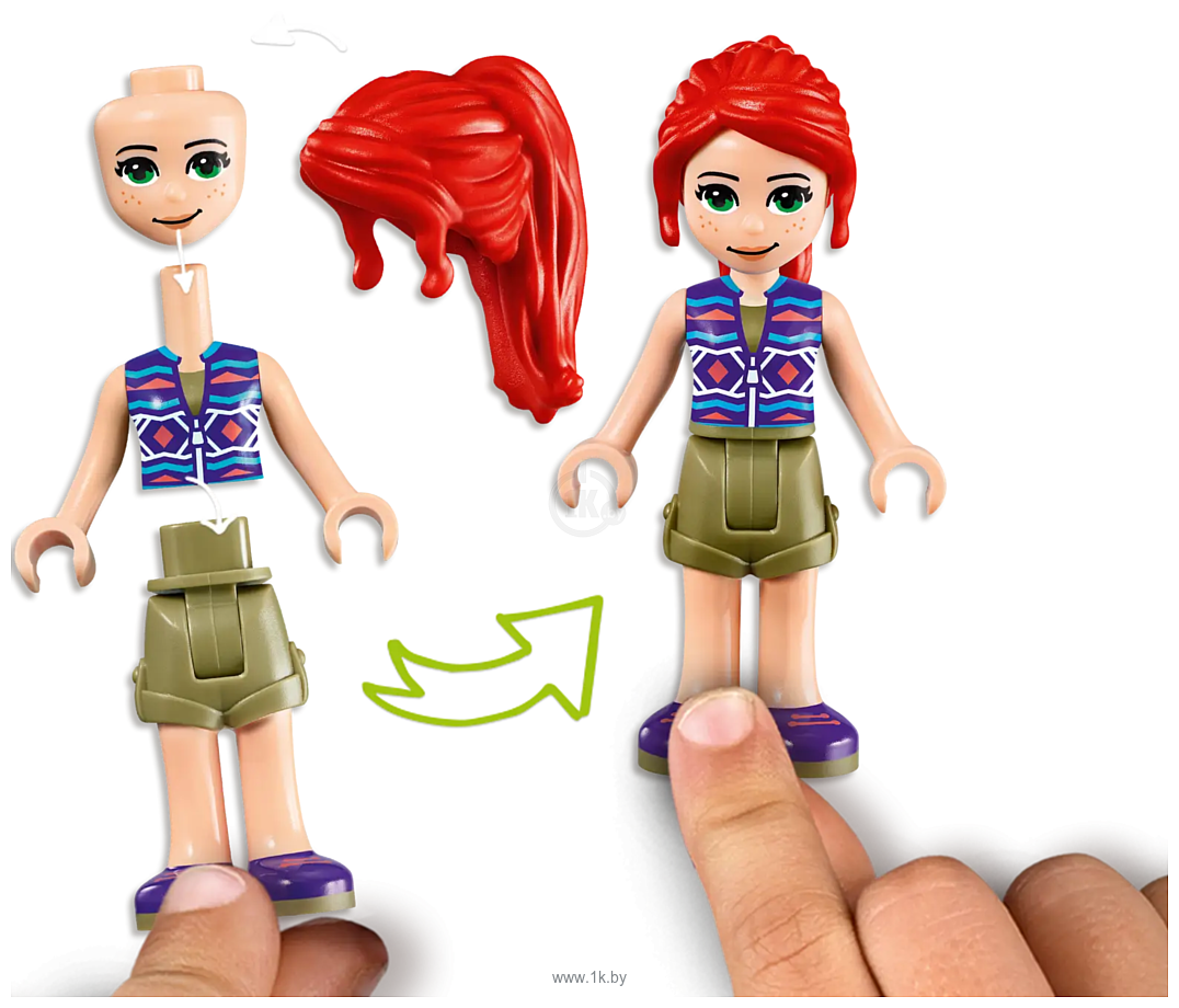 Фотографии LEGO Friends 41422 Джунгли: домик для панд на дереве