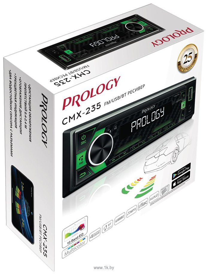 Фотографии Prology CMX-235 с парковочными радарами