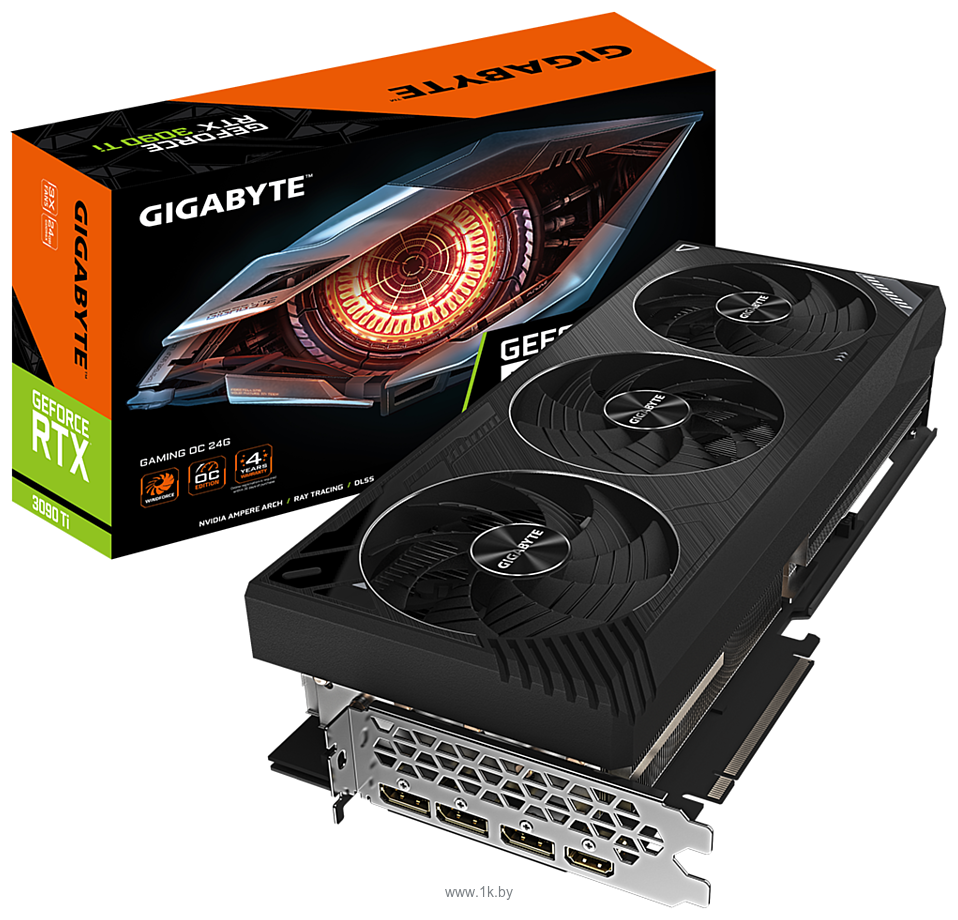 Фотографии Gigabyte GeForce RTX 3090 Ti Gaming OC 24G (GV-N309TGAMING OC-24GD)