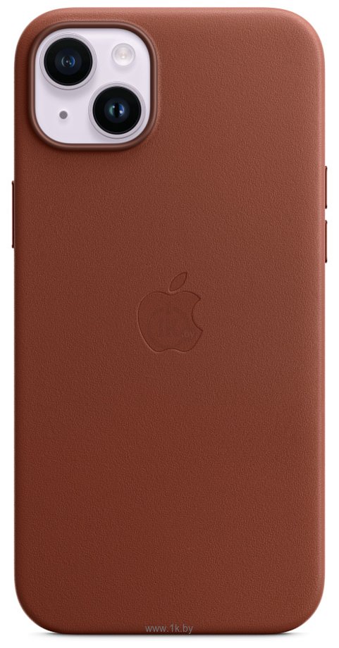 Фотографии Apple MagSafe Leather Case для iPhone 14 Plus (темно-коричневый)