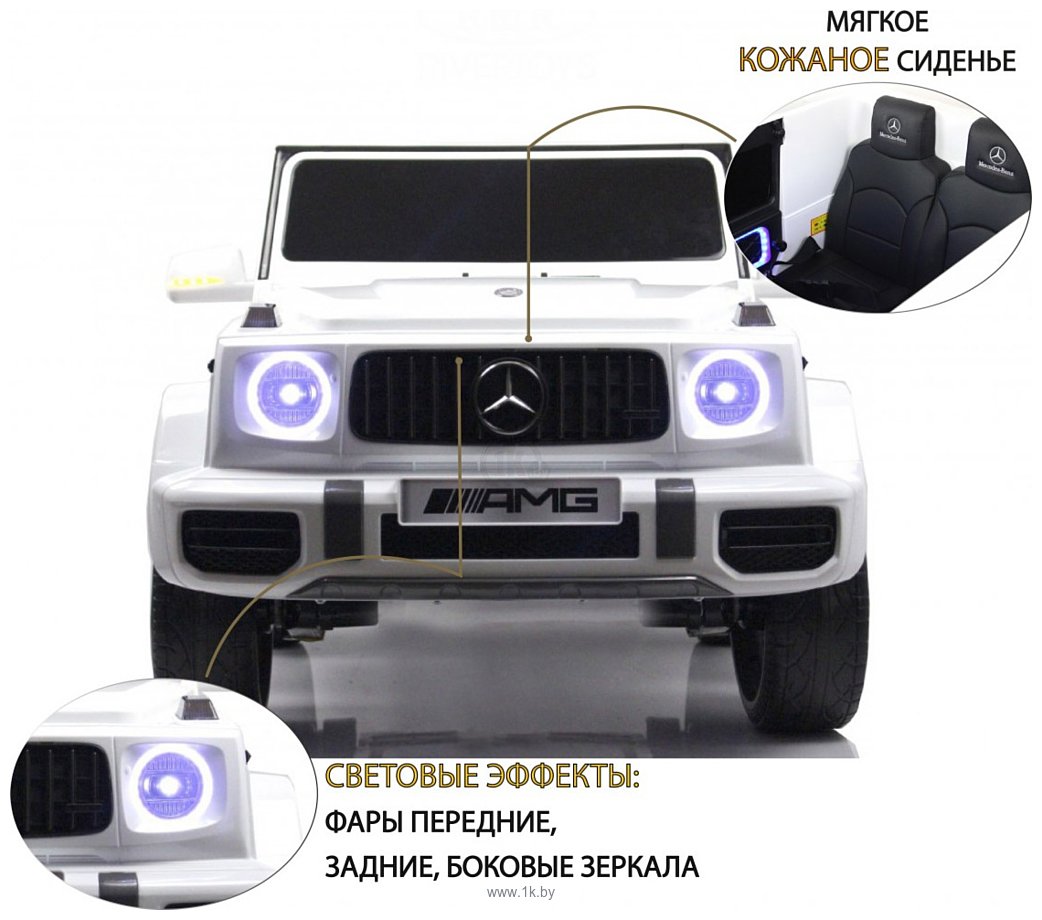 Фотографии RiverToys Mercedes-AMG G63 G111GG (белый)