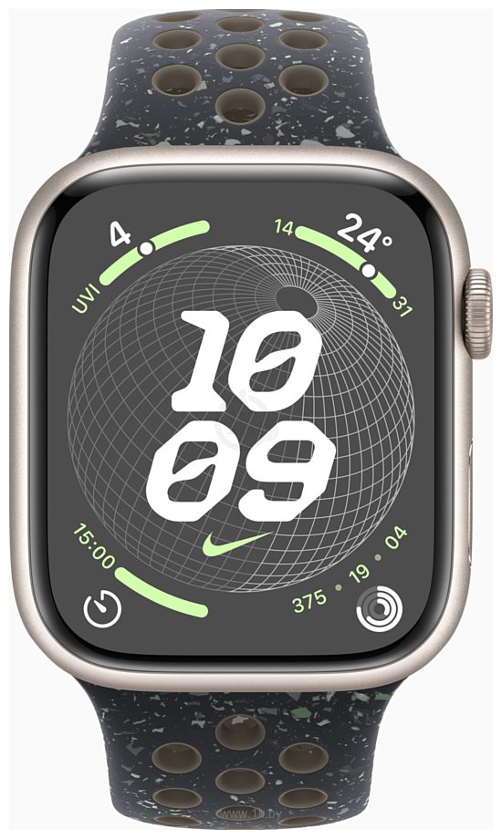 Фотографии Apple Watch Series 9 45 мм (алюминиевый корпус, спортивный Nike S/M)