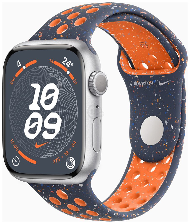 Фотографии Apple Watch Series 9 45 мм (алюминиевый корпус, спортивный Nike S/M)