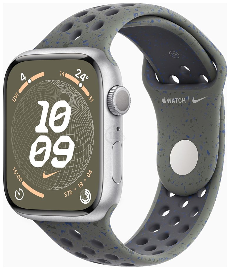 Фотографии Apple Watch Series 9 45 мм (алюминиевый корпус, спортивный Nike S/M)