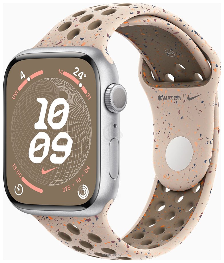 Фотографии Apple Watch Series 9 45 мм (алюминиевый корпус, спортивный Nike S/M)