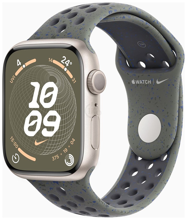 Фотографии Apple Watch Series 9 45 мм (алюминиевый корпус, спортивный Nike S/M)