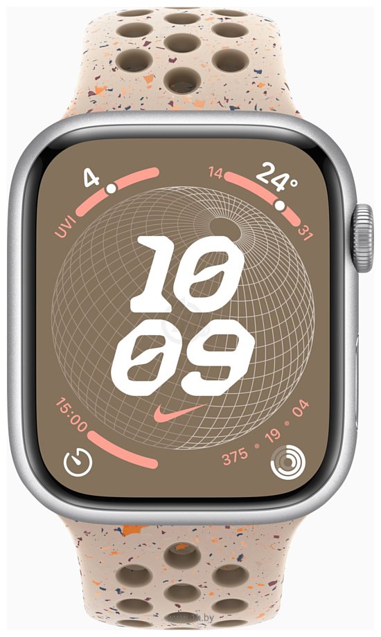 Фотографии Apple Watch Series 9 45 мм (алюминиевый корпус, спортивный Nike S/M)