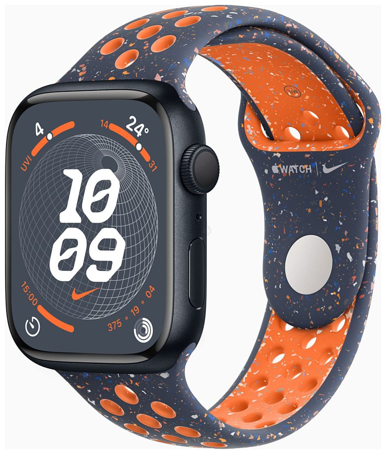 Фотографии Apple Watch Series 9 45 мм (алюминиевый корпус, спортивный Nike S/M)