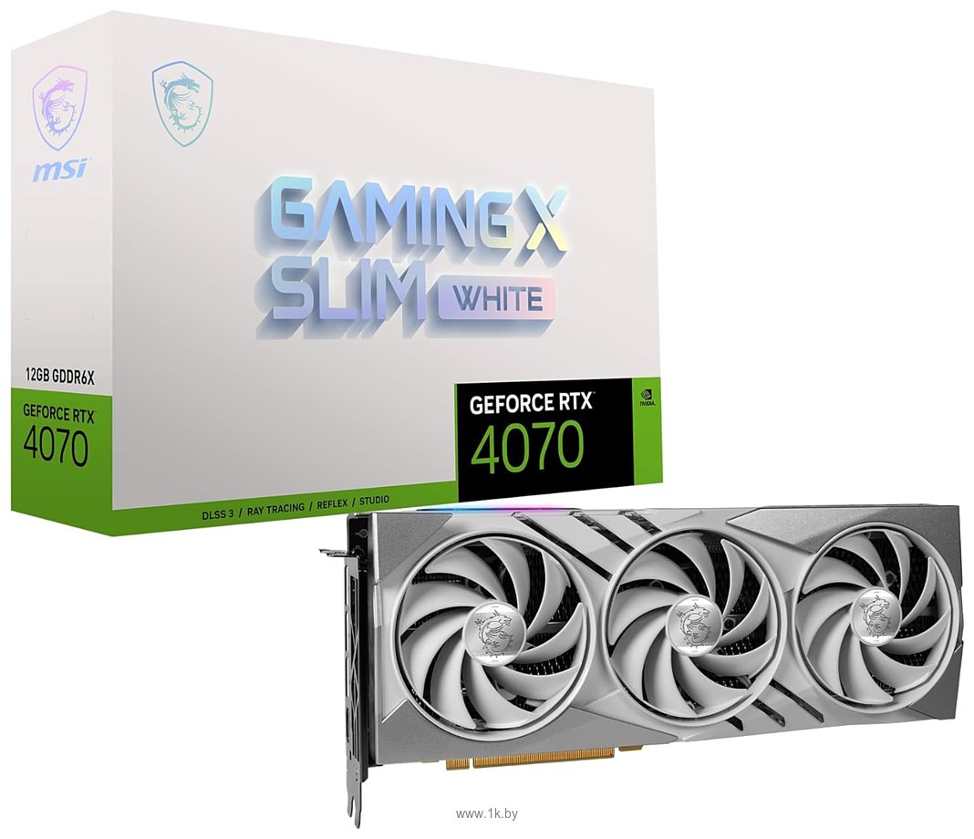 Фотографии MSI GeForce RTX 4070 Gaming X Slim White 12G