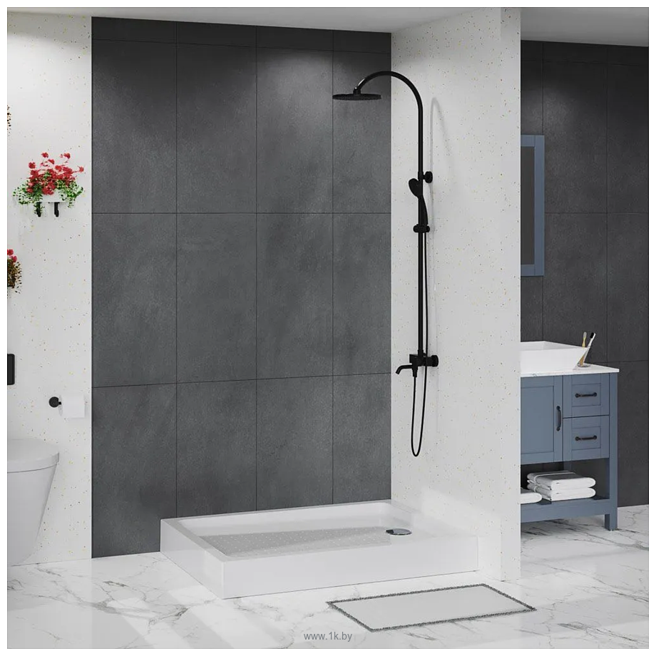 Фотографии BelBagno TRAY-BB-AH-120/100-15-W 120x100