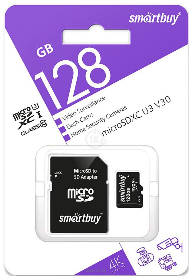 Фотографии SmartBuy microSDXC SB128GBSDCCTV 128GB