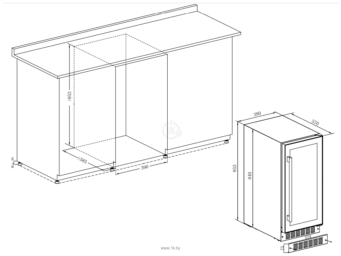 Фотографии Temptech WPQ38DCB