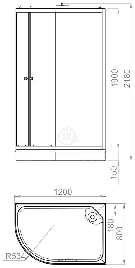 Фотографии Domani-Spa Delight Slim 128 R 120x80 DS01DS128RLWM00