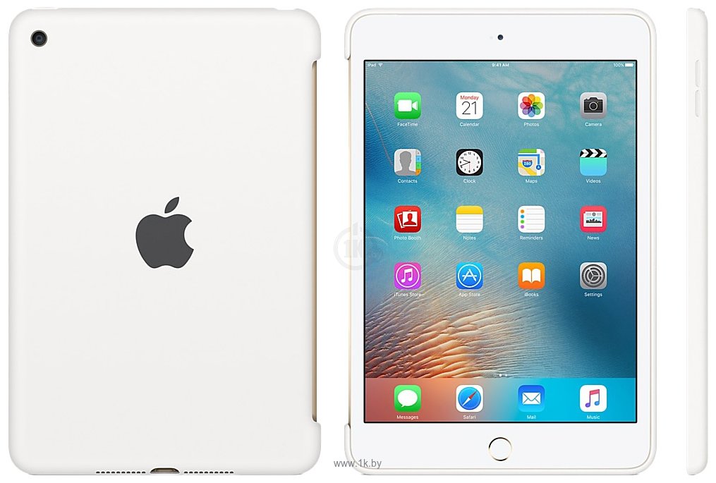 Фотографии Apple Silicone Case for iPad mini 4 (White) (MKLL2ZM/A)