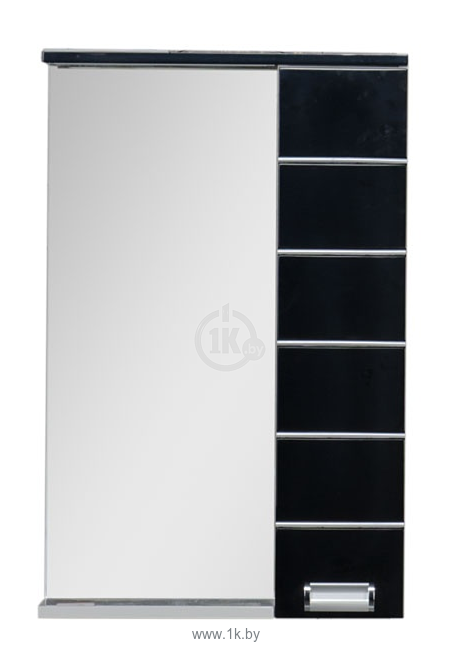 Фотографии Aquanet Доминика 55 LED цвет бел (фасад черный) (171080)