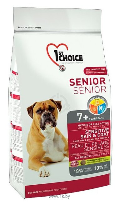 Фотографии 1st Choice (12 кг) Sensitive skin and coat ALL BREEDS for SENIORS