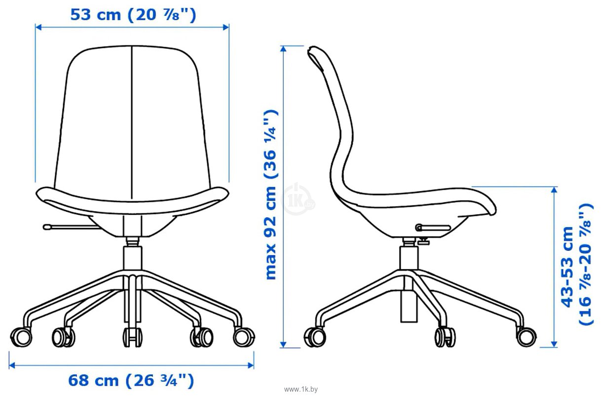 Фотографии Ikea Лонгфьелль 193.863.42 (гуннаред светлый коричнево-розовый/белый)