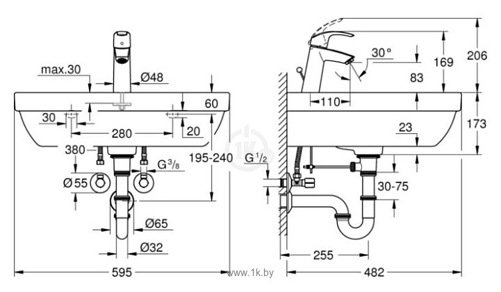 Фотографии Grohe Bau Ceramic 39641000