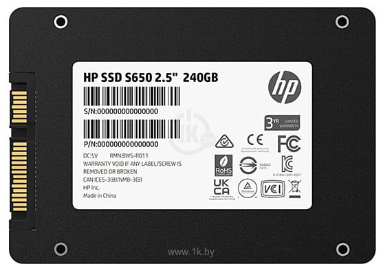 Фотографии HP S650 240GB 345M8AA