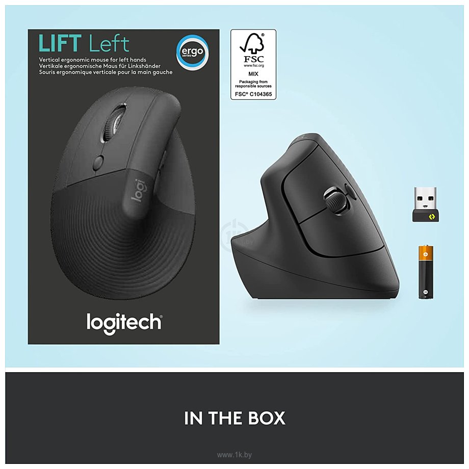 Фотографии Logitech Lift Left graphite