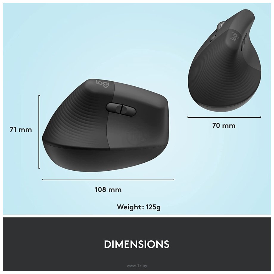 Фотографии Logitech Lift Left graphite