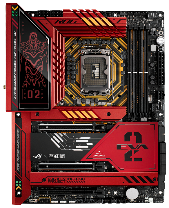 Фотографии ASUS ROG MAXIMUS Z790 Hero Eva-02 Edition