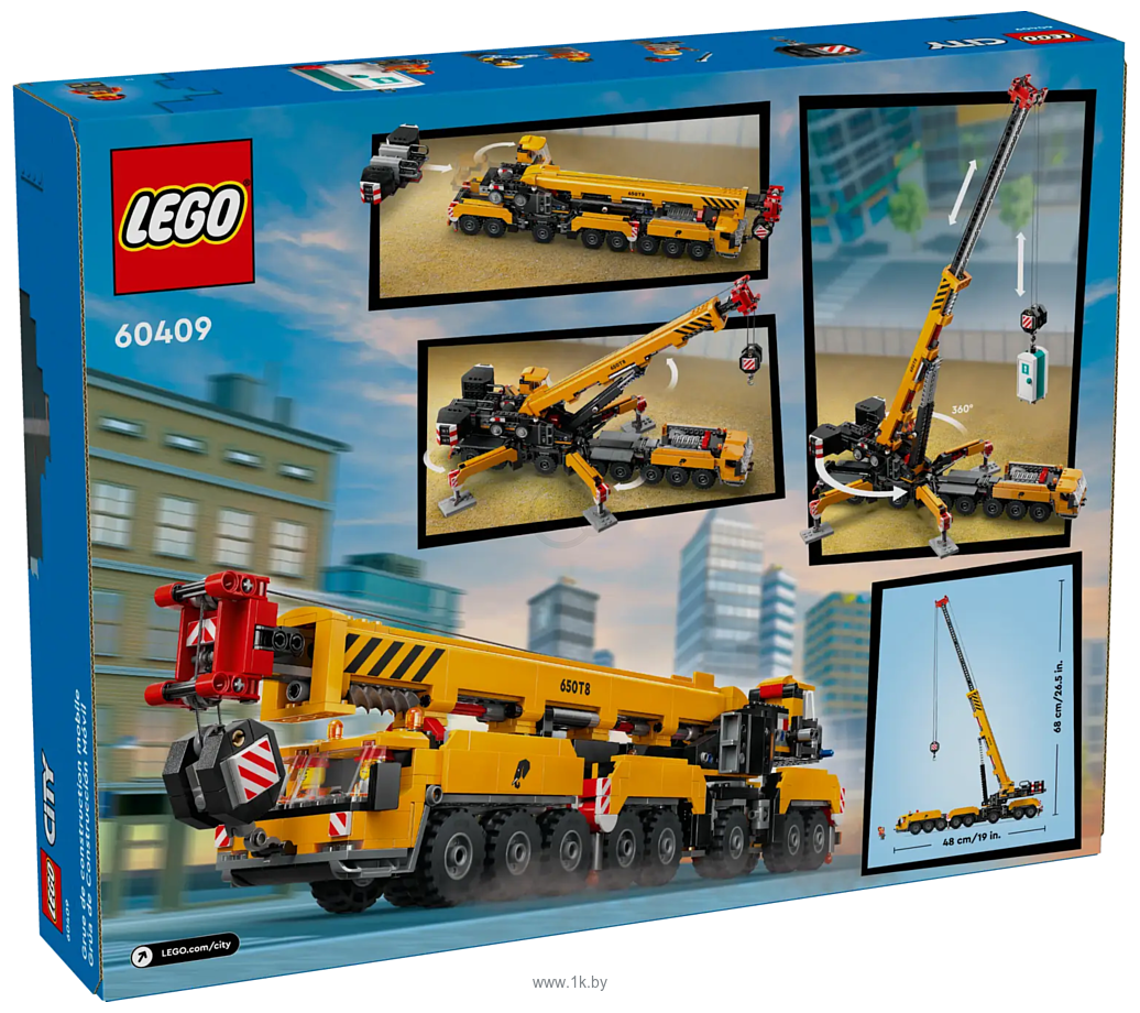 Фотографии LEGO City 60409 Желтый мобильный строительный кран