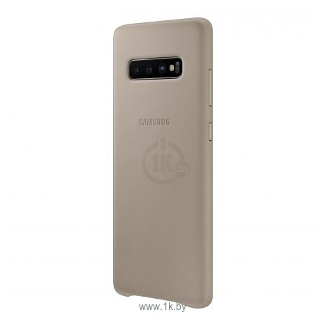 Фотографии Samsung Leather Cover для Samsung Galaxy S10 Plus (серый)