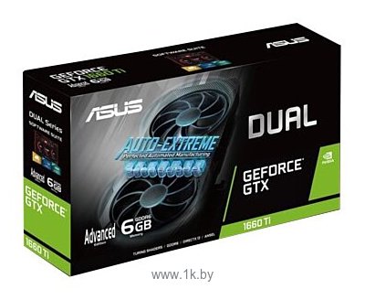 Фотографии ASUS GeForce GTX 1660 Ti DUAL EVO (DUAL-GTX1660TI-6G-EVO)