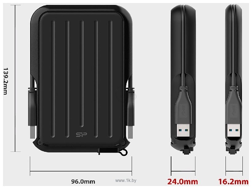 Фотографии Silicon-Power Armor A66 4TB SP040TBPHD66LS3K