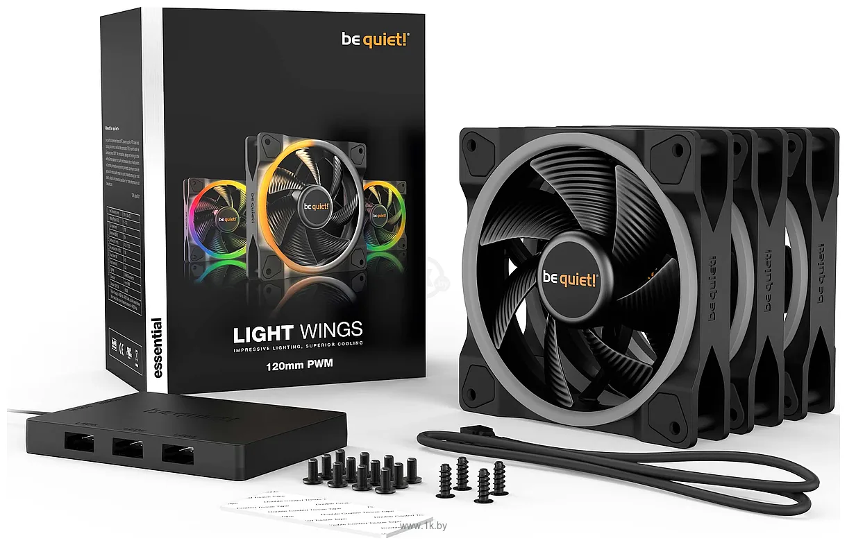 Фотографии be quiet! Light Wings 120mm PWM Triple Pack BL076