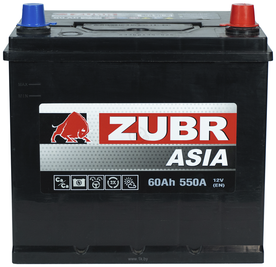 Фотографии Zubr Ultra Asia R+ Турция (60Ah)