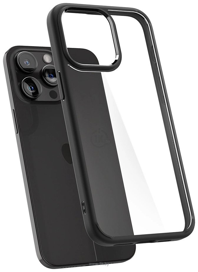 Фотографии Spigen Ultra Hybrid для iPhone 15 Pro Max ACS06570 (черный)