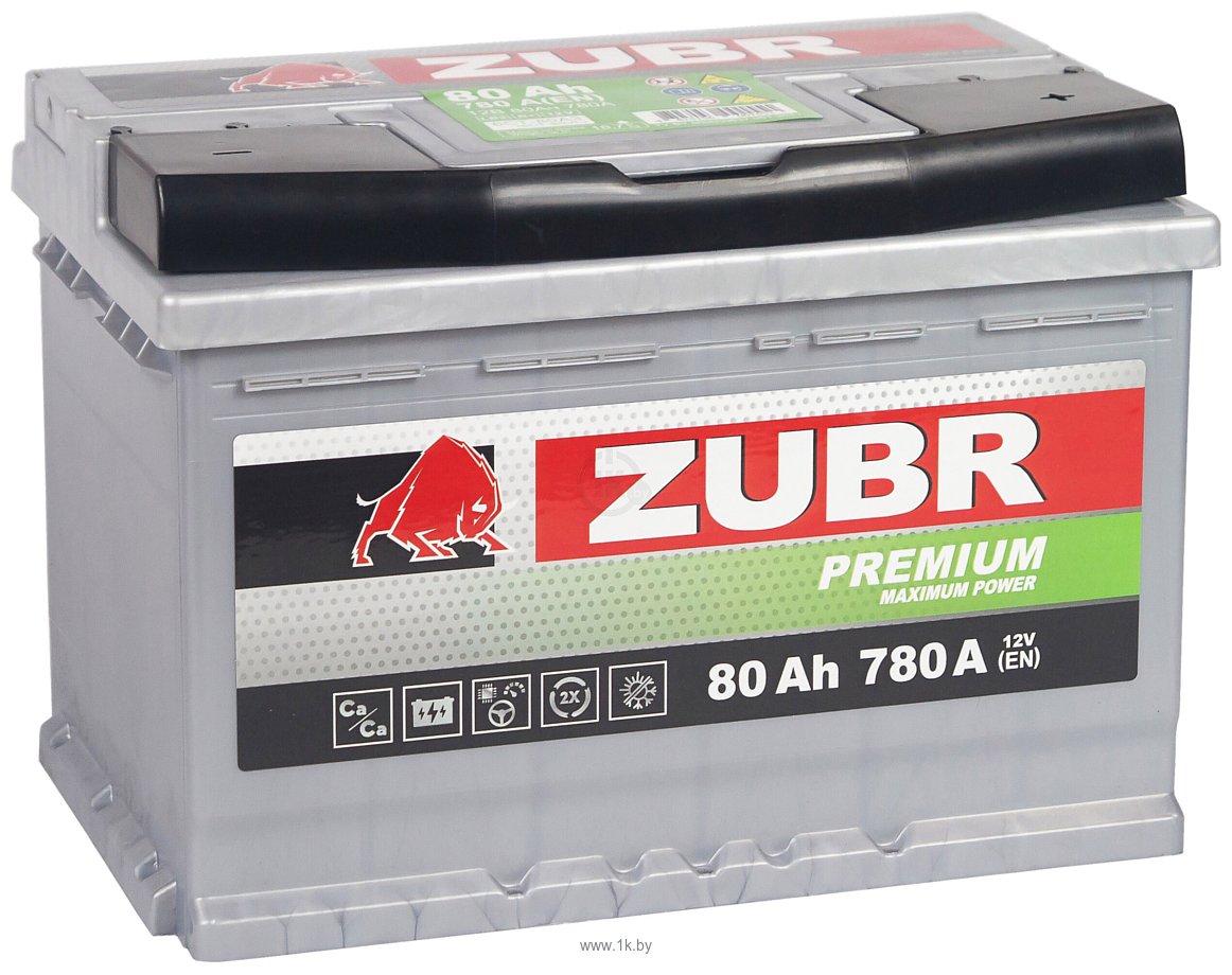 Фотографии Zubr Premium R+ (80Ah)