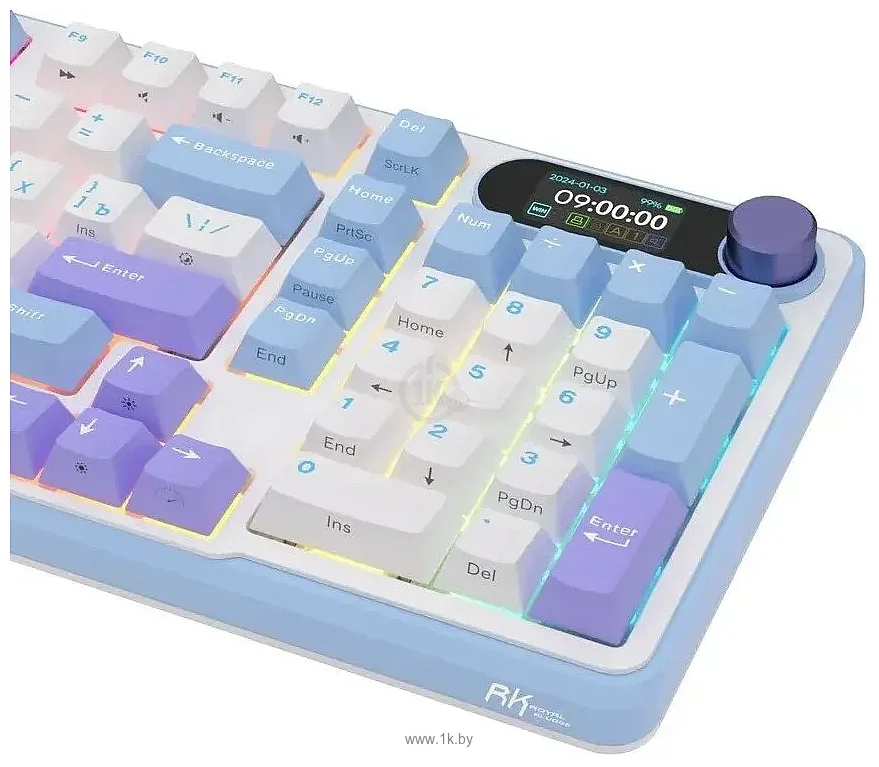 Фотографии Royal Kludge RK-S98 RGB Taro Milk RK Cream Фотографии Royal Kludge RK-S98 RGB Taro Milk RK Cream