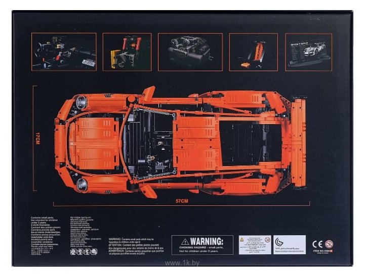 Фотографии Jisi bricks (Decool) Technic 3368A Porsche 911 GT3 RS