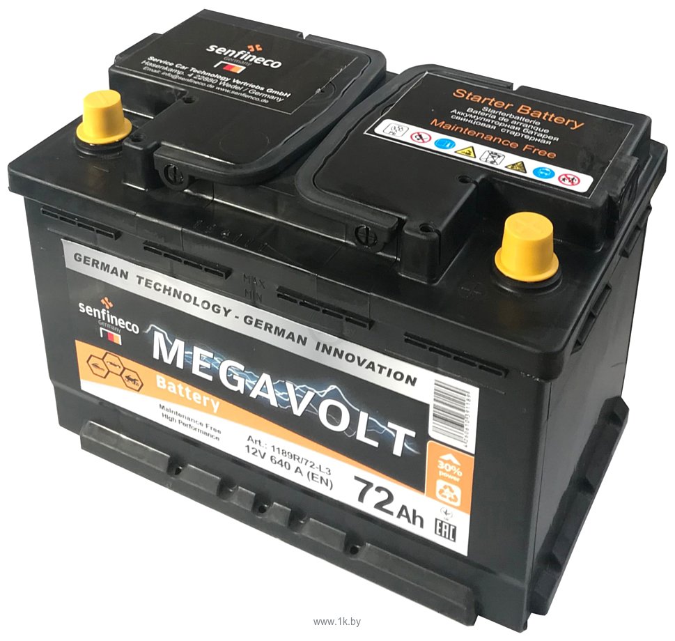 Фотографии Megavolt 12V +R (72Ah)