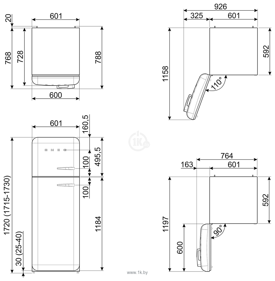 Фотографии Smeg FAB30LRD5