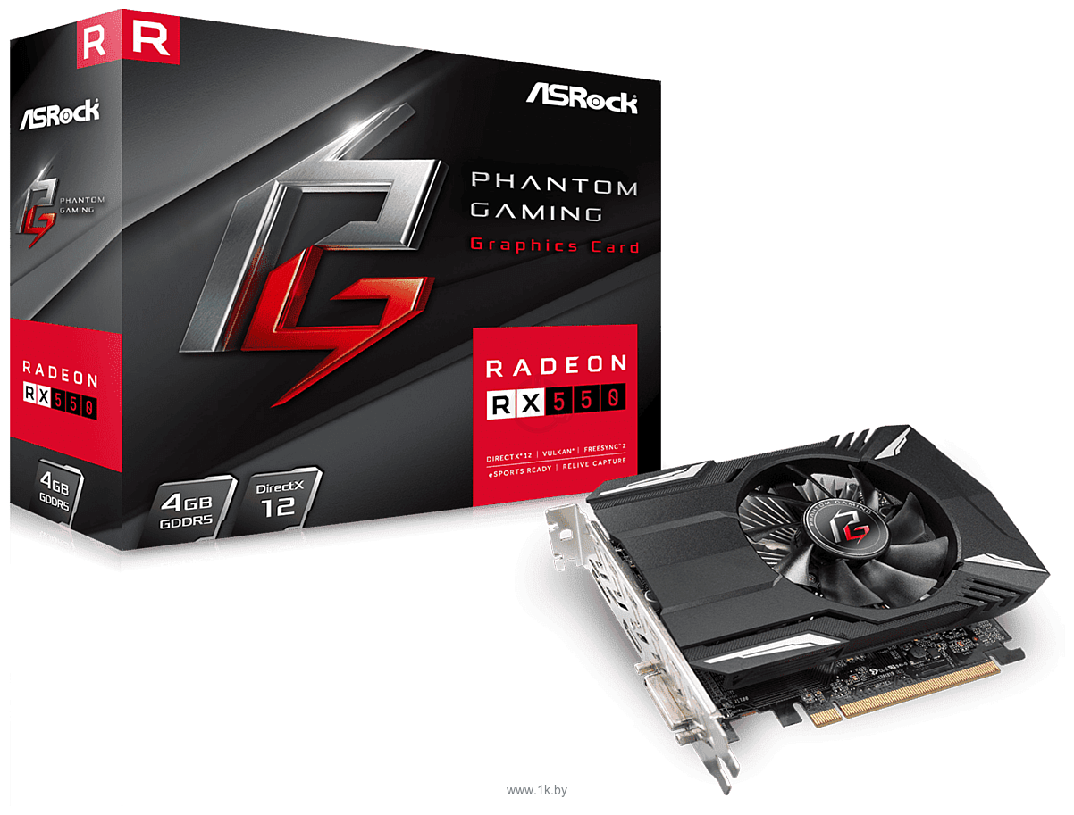 Фотографии ASRock Phantom Gaming Radeon RX550 4G