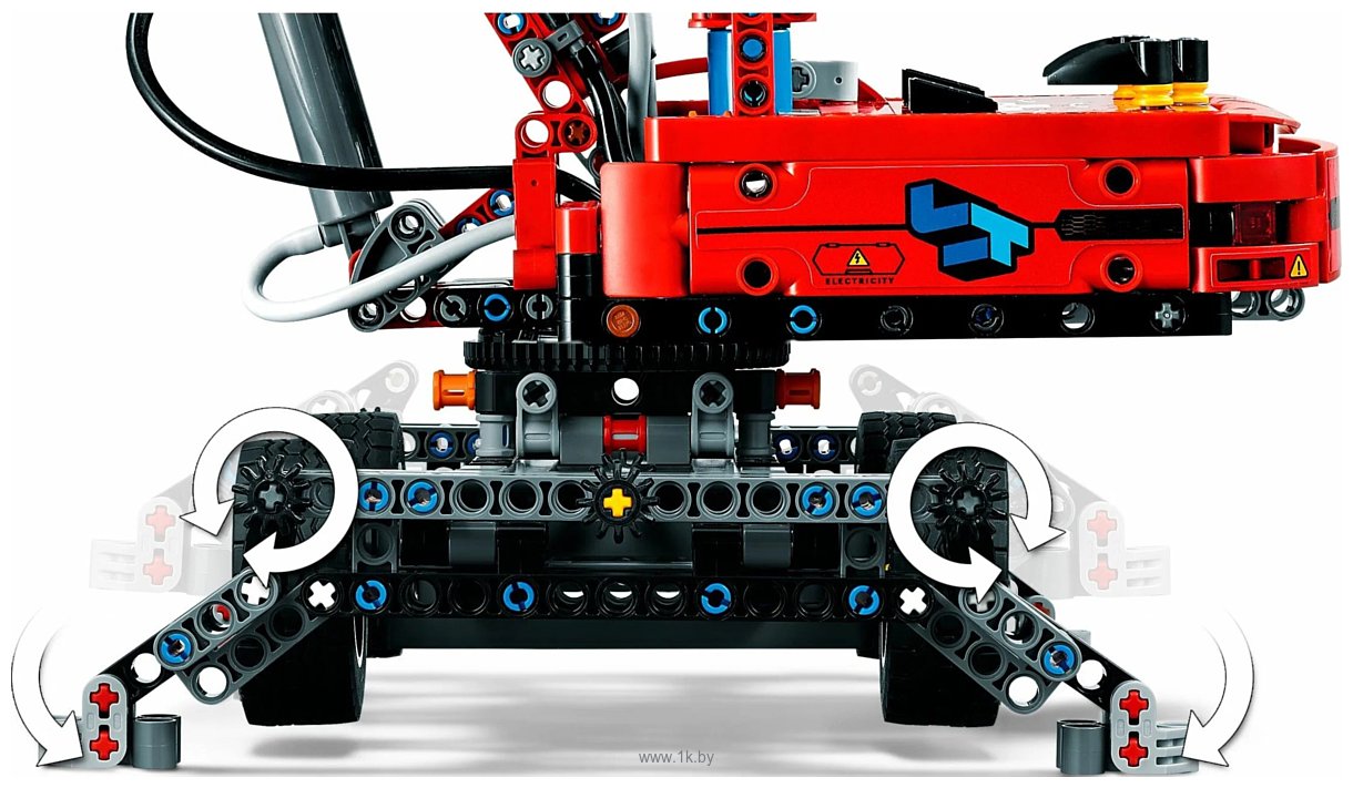 Фотографии Конструктор LEGO Technic 42144 Грейферный погрузчик