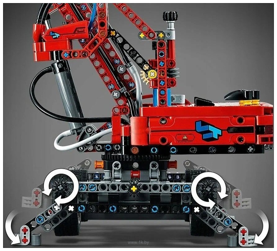 Фотографии Конструктор LEGO Technic 42144 Грейферный погрузчик