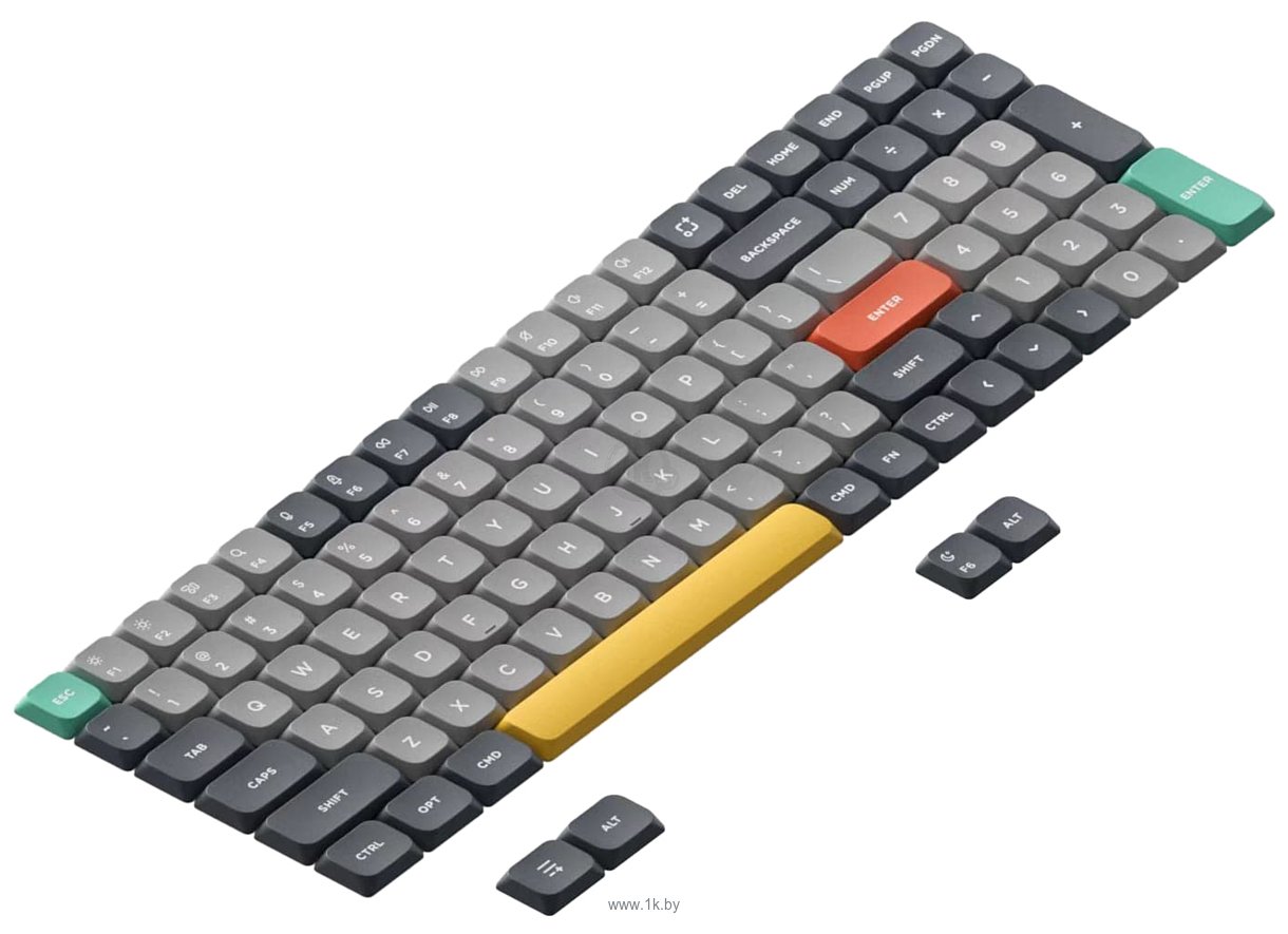 Фотографии NuPhy Air96 Lunar Gray Gateron Low Profile Brown 2.0