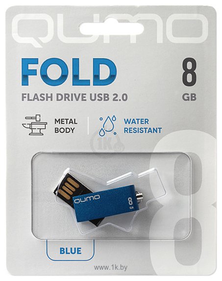 Фотографии Qumo Fold 8GB QM8GUD-FLD-Blue Q32919