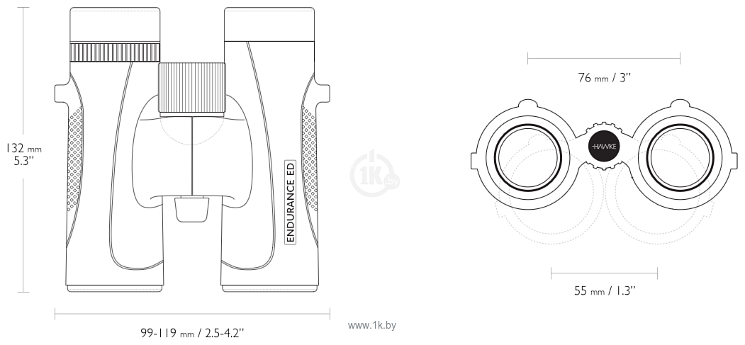 Фотографии Hawke Endurance ED 10x32 WP 36202