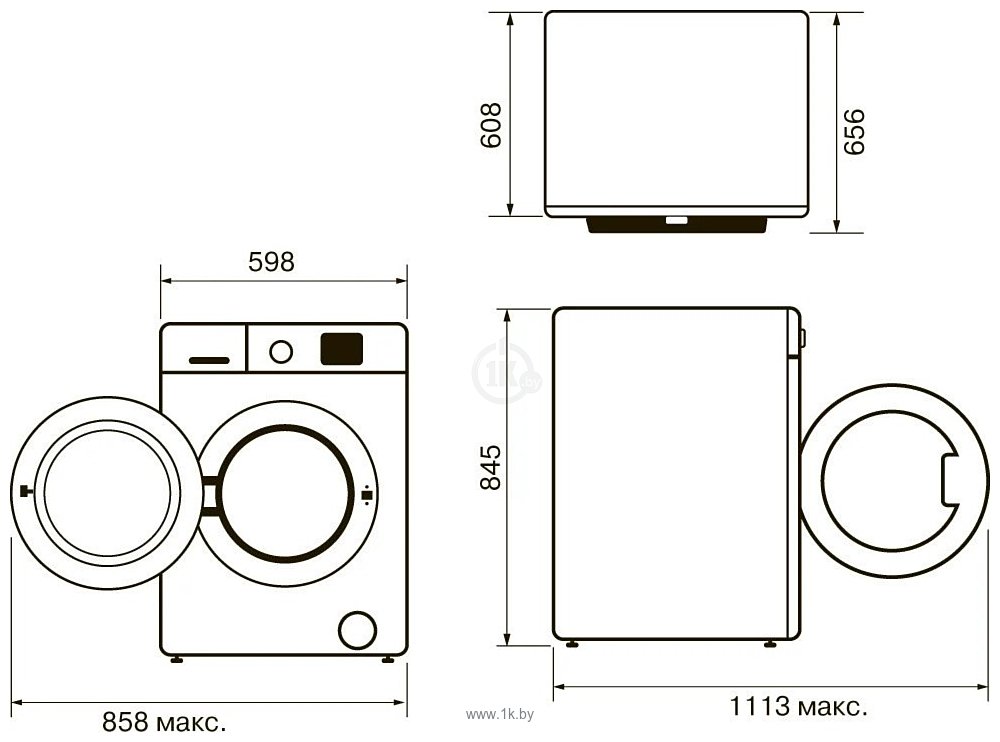 Фотографии Krona Rhene Max White 1400 9K WM