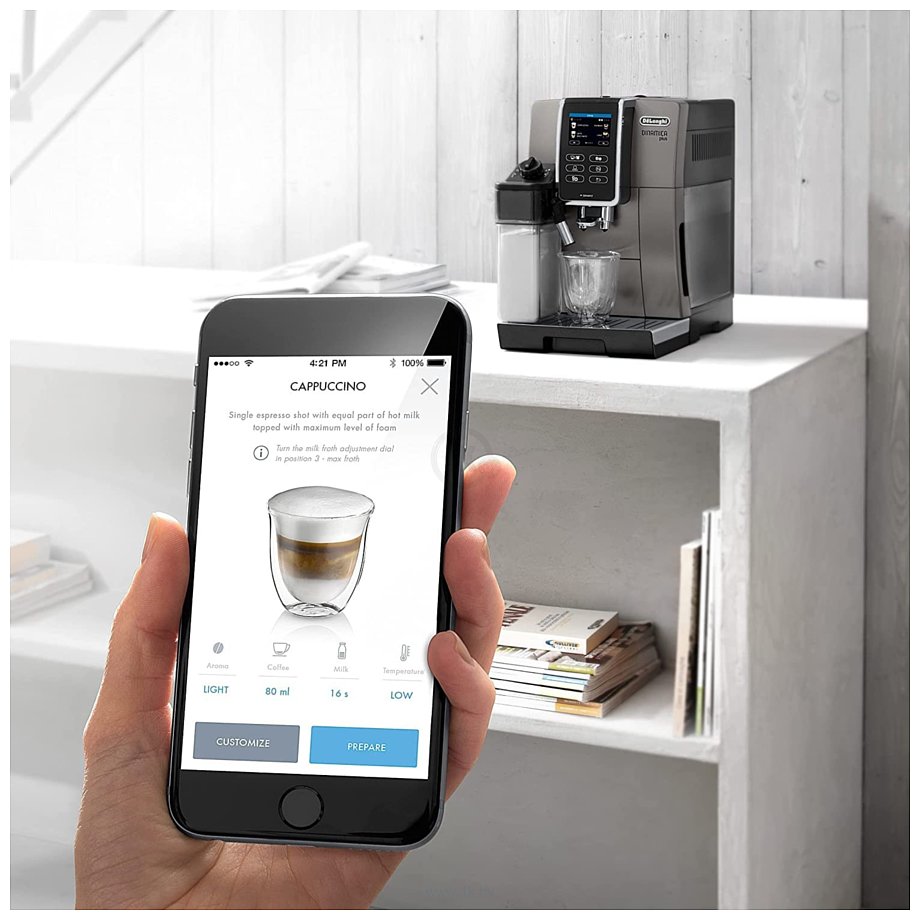 Фотографии DeLonghi Dinamica Plus ECAM 372.95.TB