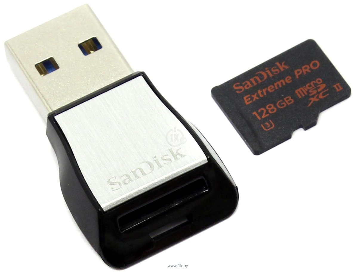 Фотографии Sandisk Extreme Pro microSDXC 128GB (SDSQXPJ-128G-GN6M3)