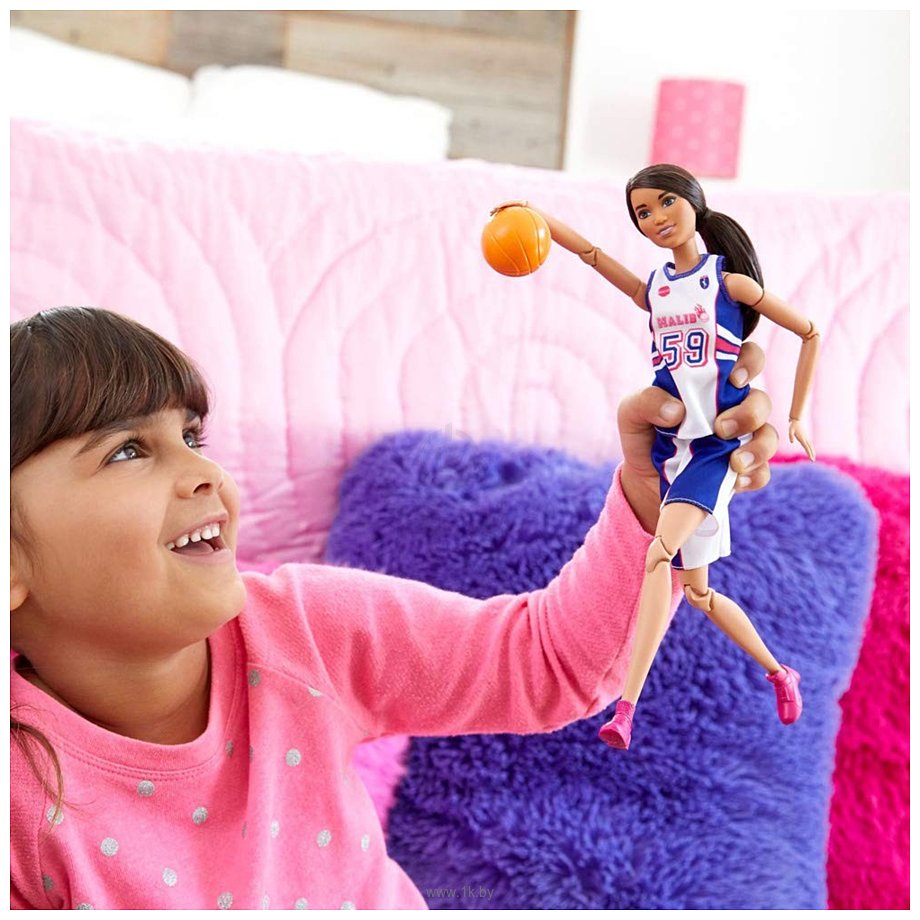 Фотографии Barbie Made to Move Basketball Player Doll FXP06